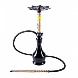 KARMA HOOKAH SET MODEL 1.2 WALNUT YELLOW