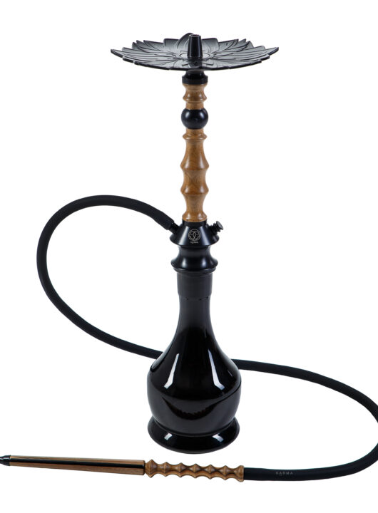 KARMA HOOKAH SET MODEL 1.2 WALNUT BLACK