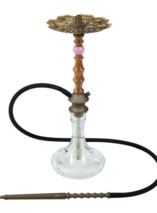 KARMA HOOKAH SET MODEL 1.2 BRONZE PURPLE