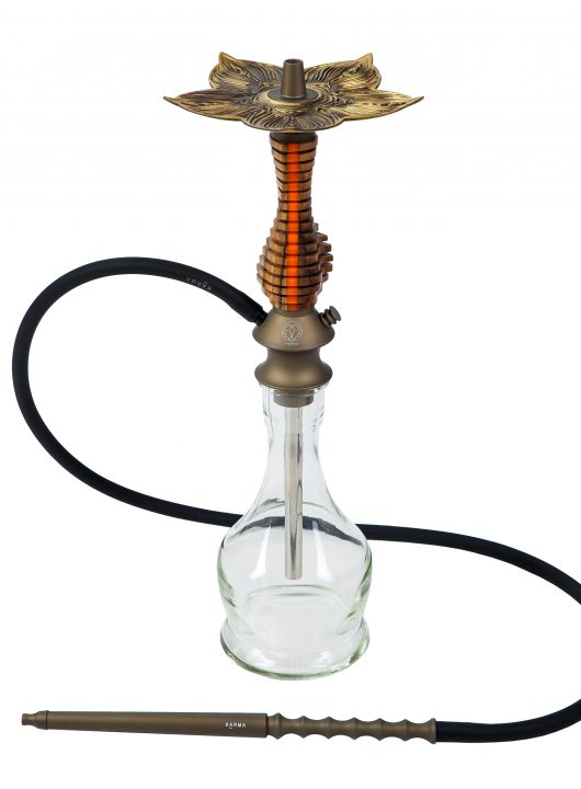 KARMA HOOKAH SET MODEL 3.0 MINI LINE BRONZE ORANGE