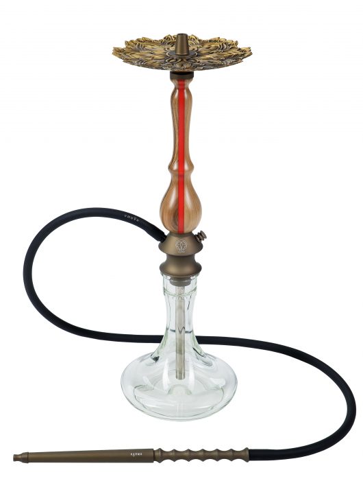 KARMA HOOKAH SET MODEL 3.1 LINE RED BRONZE