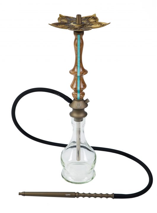 KARMA HOOKAH SET MODEL 3.2 LINE BRONZE BLUE SKY