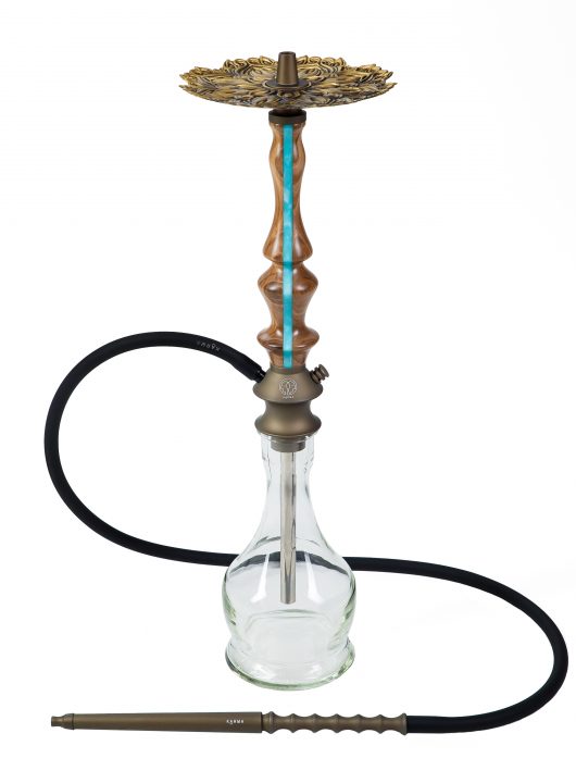 KARMA HOOKAH SET MODEL 3.3 LINE BRONZE BLUE SKY