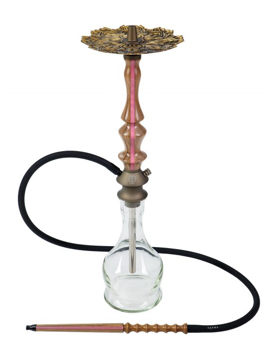 KARMA HOOKAH SET MODEL 3.3 LINE BRONZE PINK